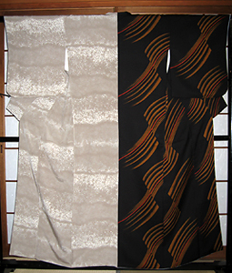 女物片身がわりの着物